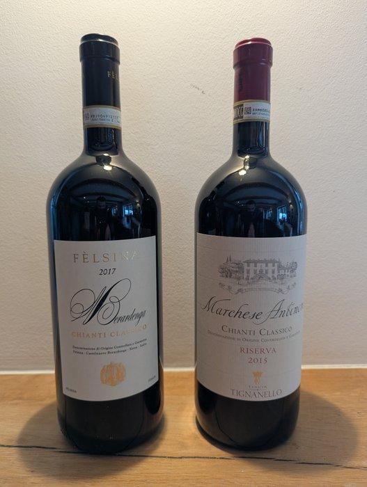 2017 Fèlsina & 2015 Marchese Antinori Riserva - Chianti, Collections, Vins
