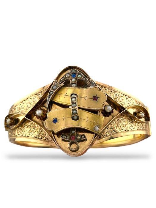 Armband - 14 karaat Geel goud, Antieke Victoriaanse 14K, Bijoux, Sacs & Beauté, Bracelets