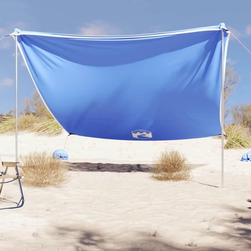 vidaXL Strandluifel met zandankers 304x300 cm blauw, Caravans en Kamperen, Tenten, Nieuw, Verzenden