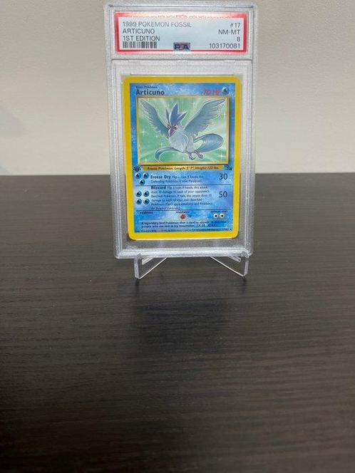 WOTC Pokémon - 1 Graded card - ARTICUNO 17/62 FOSSIL 1ST, Hobby en Vrije tijd, Verzamelkaartspellen | Pokémon