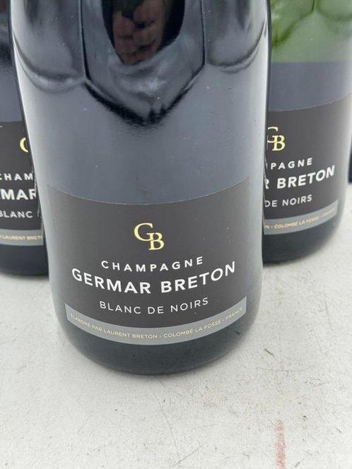 Germar Breton, Blanc de Noirs - Champagne Brut - 6 Flessen, Verzamelen, Wijnen