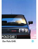 1992 VOLKSWAGEN POLO G40 BROCHURE DUITS
