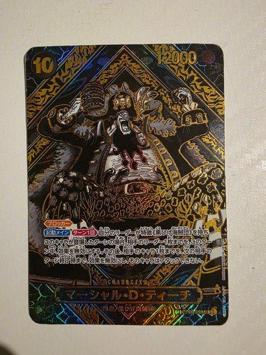 Bandai - 1 Card - One Piece - Marshall D. Teach Foil,, Hobby en Vrije tijd, Verzamelkaartspellen | Overige