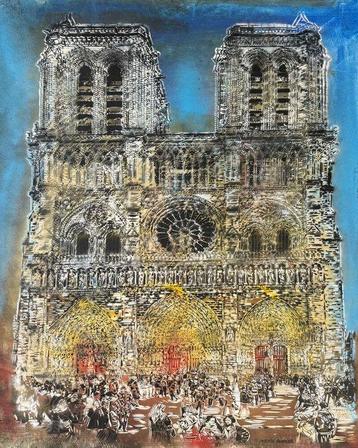 Artiste Ouvrier (1972) - Notre-Dame de Paris Rouge et Bleue