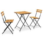 Bistroset Tuinset Hout | Retour Deal | Topkoop!, 2 zitplaatsen, Verzenden, Nieuw, Tuinset