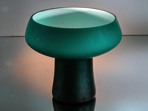 Carlo Moretti - Vaas -  Petrolkleurig vaasobject - Ø 15 cm -, Antiek en Kunst, Antiek | Glaswerk en Kristal