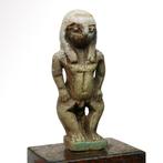 Égypte ancienne, ptolémaïque Faience Amulette anthropomorphe