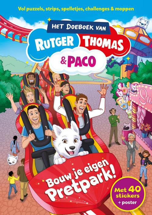 Het doeboek van Rutger, Thomas & Paco / De avonturen van, Boeken, Kinderboeken | Baby's en Peuters, Zo goed als nieuw, Verzenden