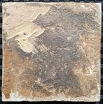 Carreau - Ancien carreau Delft bleu avec une licorne. -