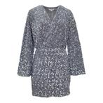 Golden Live • grijze jurk met pailletten • M, Verzenden