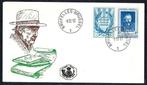 België 1952 - De reeks Letterkundigen in tweeluik op FDC, Postzegels en Munten, Gestempeld