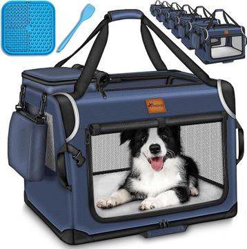 TRESKO® Hondenbox, opvouwbaar, incl. lekmat, spatel en refle beschikbaar voor biedingen