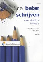 Snel beter schrijven / Vast Boek 9789001831608, Boeken, Studieboeken en Cursussen, Verzenden, Gelezen, Willem Verdaasdonk
