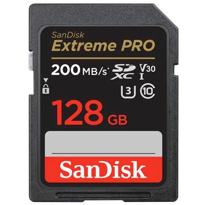 Sandisk 128GB SD Extreme Pro UHS-I U3 V30 200mb/s, TV, Hi-fi & Vidéo, Photo | Studio photo & Accessoires, Comme neuf, Enlèvement ou Envoi