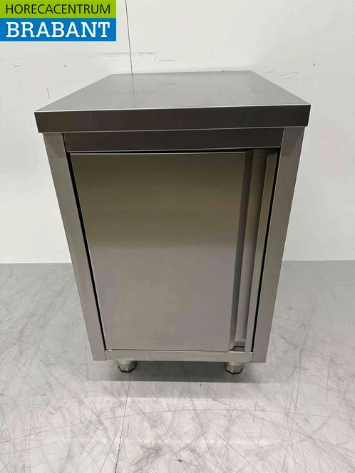 Acier inoxydable Armoire de travail 1 porte Premium-line 50, Zakelijke goederen, Horeca | Overige, Verzenden