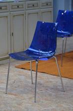 Calligaris - Stoel (4) - IJs - Plastic, Staal