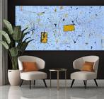 Laura Pinchete - Black and yellow IX XXXL. No Reserve, Antiek en Kunst