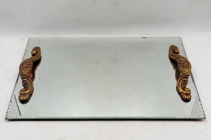 Dienblad - Venetië - Brons, Kristal, Antiek en Kunst, Kunst | Designobjecten