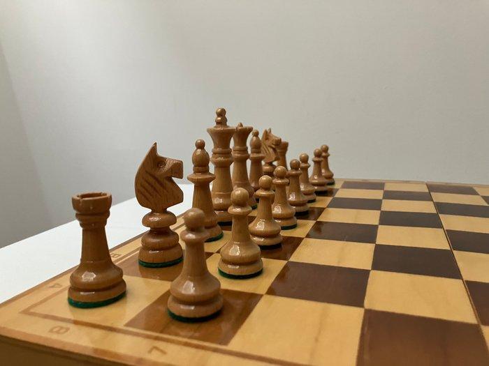 Schaakspel - Hout, Antiek en Kunst, Curiosa en Brocante