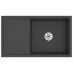 Moderne Zwarte Spoelbak | Tweede Kansje | OP = OP!, Verzenden, Nieuw