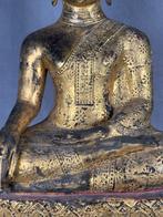 golden throne buddha - Bronze - Thaïlande