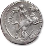 Romeinse Republiek. A. Licinius Nerva. Denarius Rome mint 47, Postzegels en Munten