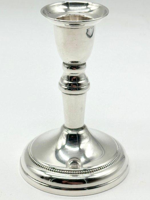 No reserve-Stevige handgemaakte Hollands zilveren Kandelaar, Antiek en Kunst, Antiek | Zilver en Goud