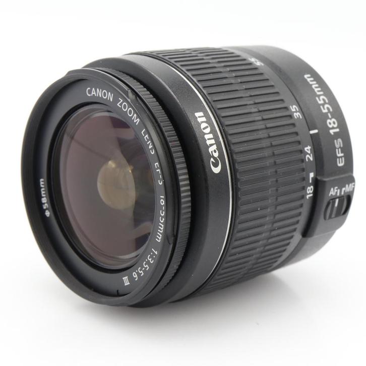 Canon EF-S 18-55mm F/3.5-5.6 III | Tweedehands, Audio, Tv en Foto, Foto | Lenzen en Objectieven, Zo goed als nieuw, Verzenden