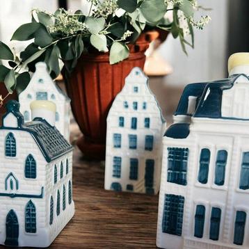 KLM huizen / Delfts Blauw - 2000-2010 - Zeldzaam lot van 12