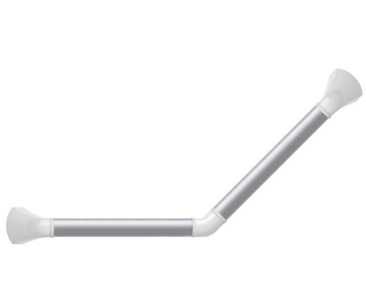 SecuCare wandbeugel hoek 45° blank geanodiseerd/mat wit, Doe-het-zelf en Bouw, Hang- en Sluitwerk, Klink of Kruk, Nieuw, Overige materialen