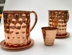 Themacollectie - Set koperen bekers en schotels - RICHES &