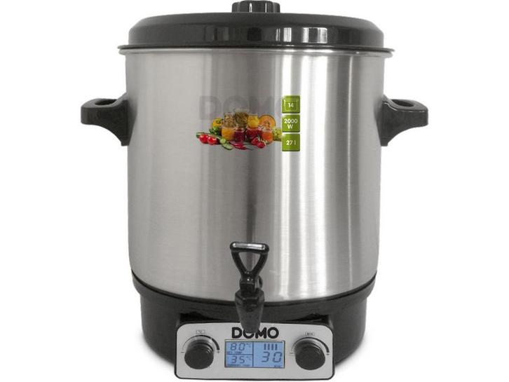 DOMO DO42325PC - Inmaakketel digitaal - 27 liter - 2000 W -, Huis en Inrichting, Woonaccessoires | Overige, Zo goed als nieuw