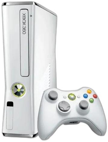 Xbox 360 Slim 320GB-Wit (Xbox 360) Gebruikt beschikbaar voor biedingen