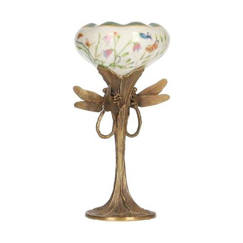 Vase - Bronze, Céramique, Antiek en Kunst, Curiosa en Brocante