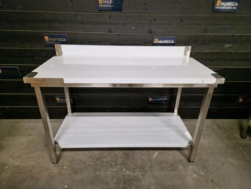 Werktafel | Maxima | opstaande rand |  RVS | 140x70 cm, Zakelijke goederen, Horeca | Meubilair en Inrichting, Nieuw zonder verpakking