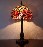 Tafellamp - Bloemenlamp in Tiffany-stijl - Brons -, Antiek en Kunst