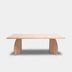 Tafel Boomstam Eikenhout  Set Driehoek  140x90, Huis en Inrichting, Tafels | Eettafels, Nieuw