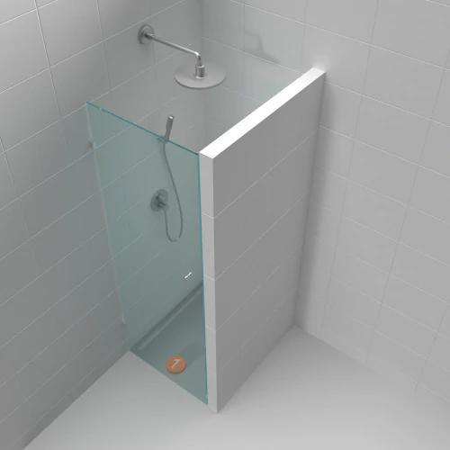 Enkele douchedeur nis, Bricolage & Construction, Fenêtres & Moustiquaires, Envoi