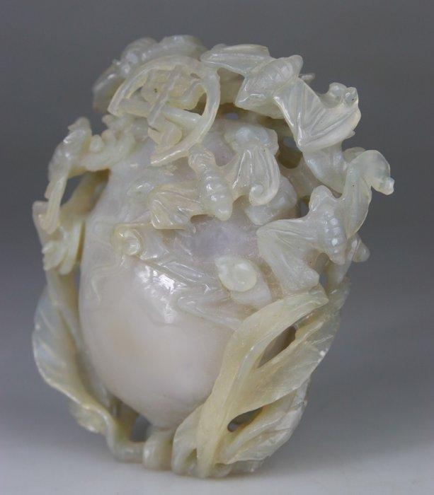 Beeldhouwwerk van fruit van agaat - Agaat - China - Begin, Antiek en Kunst, Antiek | Overige Antiek