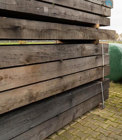 Eiken Balken Winddroog | Oud Eiken Balken | Top Kwaliteit, Tuin en Terras, Palen, Balken en Planken, Palen, Nieuw, Ophalen of Verzenden