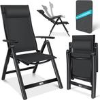 Tuinstoel - Ligstoel - Verstelbaar - Opvouwbaar - Zwart - KE, Caravans en Kamperen, Verzenden, Nieuw