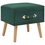 vidaXL Nachtkastje 40x35x40 cm fluweel groen, Huis en Inrichting, Slaapkamer | Nachtkastjes, Verzenden, Nieuw