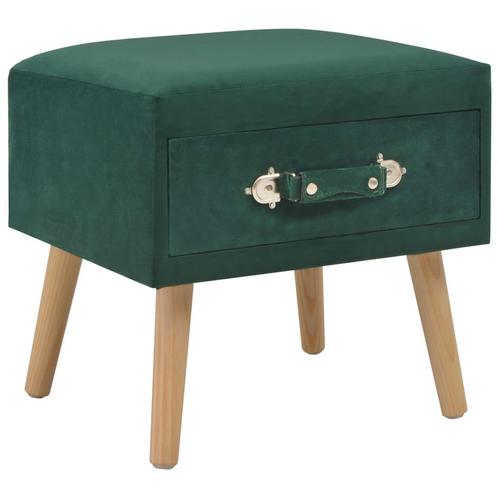 vidaXL Nachtkastje 40x35x40 cm fluweel groen, Huis en Inrichting, Slaapkamer | Nachtkastjes, Nieuw, Verzenden