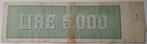 Italië. - 5.000 Lire 04/08/1945 Titolo provvisorio - R4 -