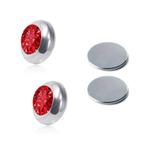 Fako Bijoux® - Oorbellen - Magneet - Magnetisch - RVS - 8mm, Handtassen en Accessoires, Verzenden, Nieuw