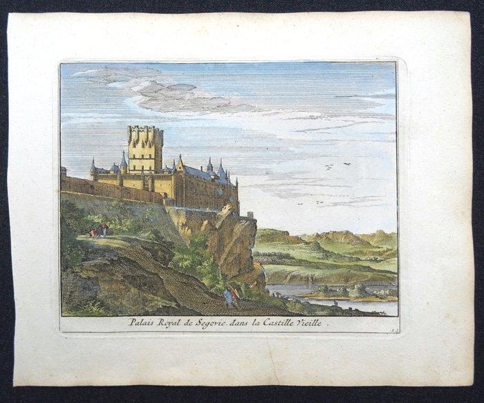 Spanje - Segovia; Van der Aa / Alvarez de Colmenar - Palais, Boeken, Atlassen en Landkaarten