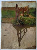 Pio Joris (1843-1921) - Paesaggio lacustre