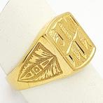 Ring - 18 karaat Geel goud, Handtassen en Accessoires, Ringen, Nieuw