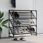 vidaXL Schoenenrek 90x30x85 cm bewerkt hout sonoma, Verzenden, Nieuw