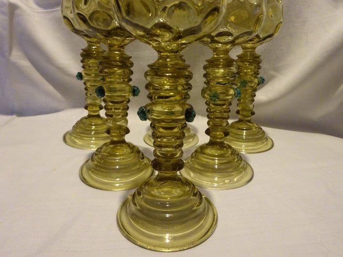 Pot (6) - Glas, Antiquités & Art, Antiquités | Verre & Cristal